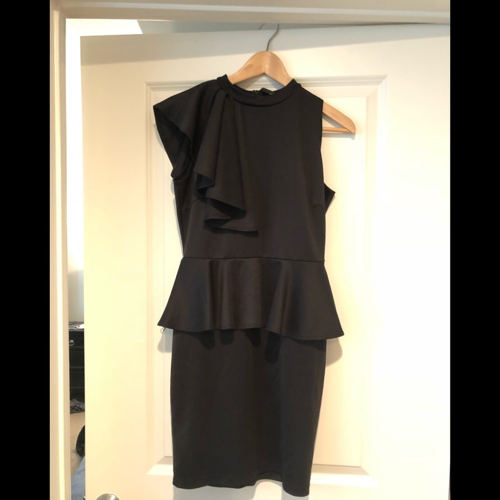 Black dress.